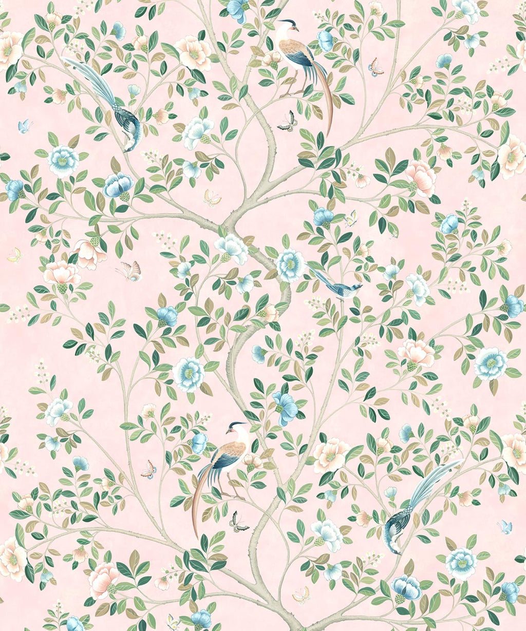 Camellia Tree Mural, Pink