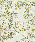 White Blossom Tree Wallpaper, Beige