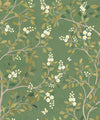 White Blossom Tree Wallpaper, Moss
