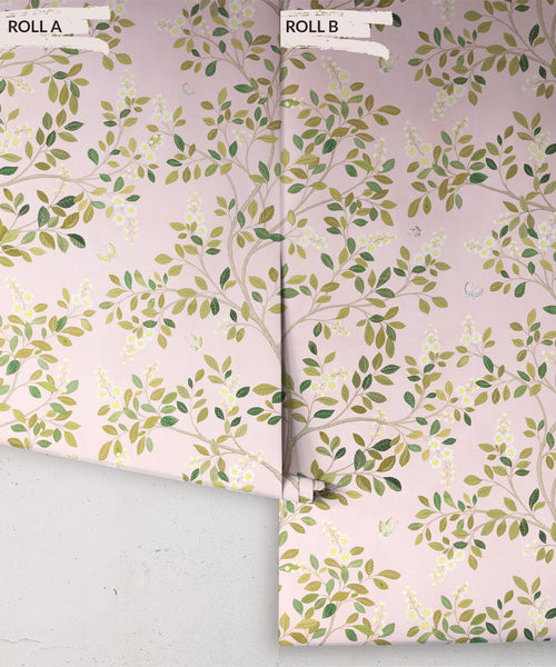 White Blossom Tree Wallpaper, Pink