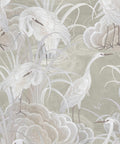 Water Birds Wallpaper, Beige