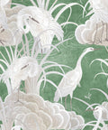 Water Birds Wallpaper, Emerald