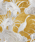 Water Birds Wallpaper, Gold