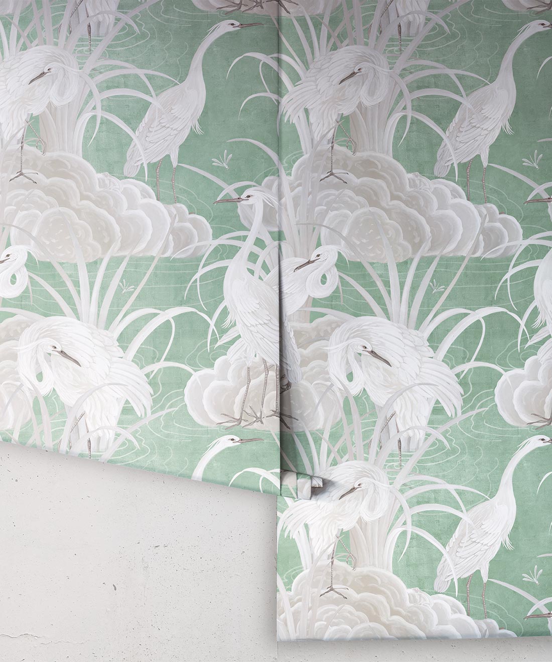 Water Birds Wallpaper, Mint