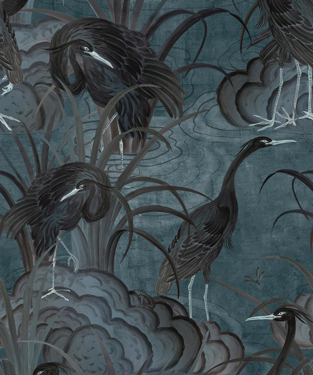 Water Birds Wallpaper, Night