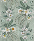 Hibiscus at Double Bay Wallpaper, Tangerine