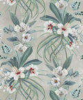 Hibiscus at Double Bay Wallpaper, Whitewash