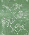Wisteria Vine Wallpaper, Emerald