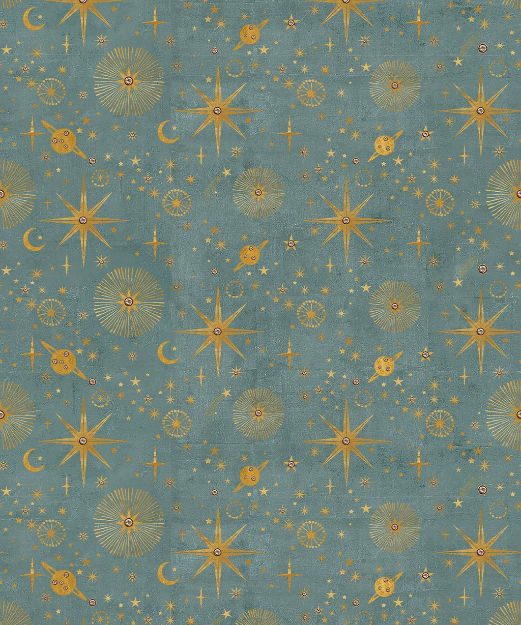 The Milky Way Wallpaper, French Blue