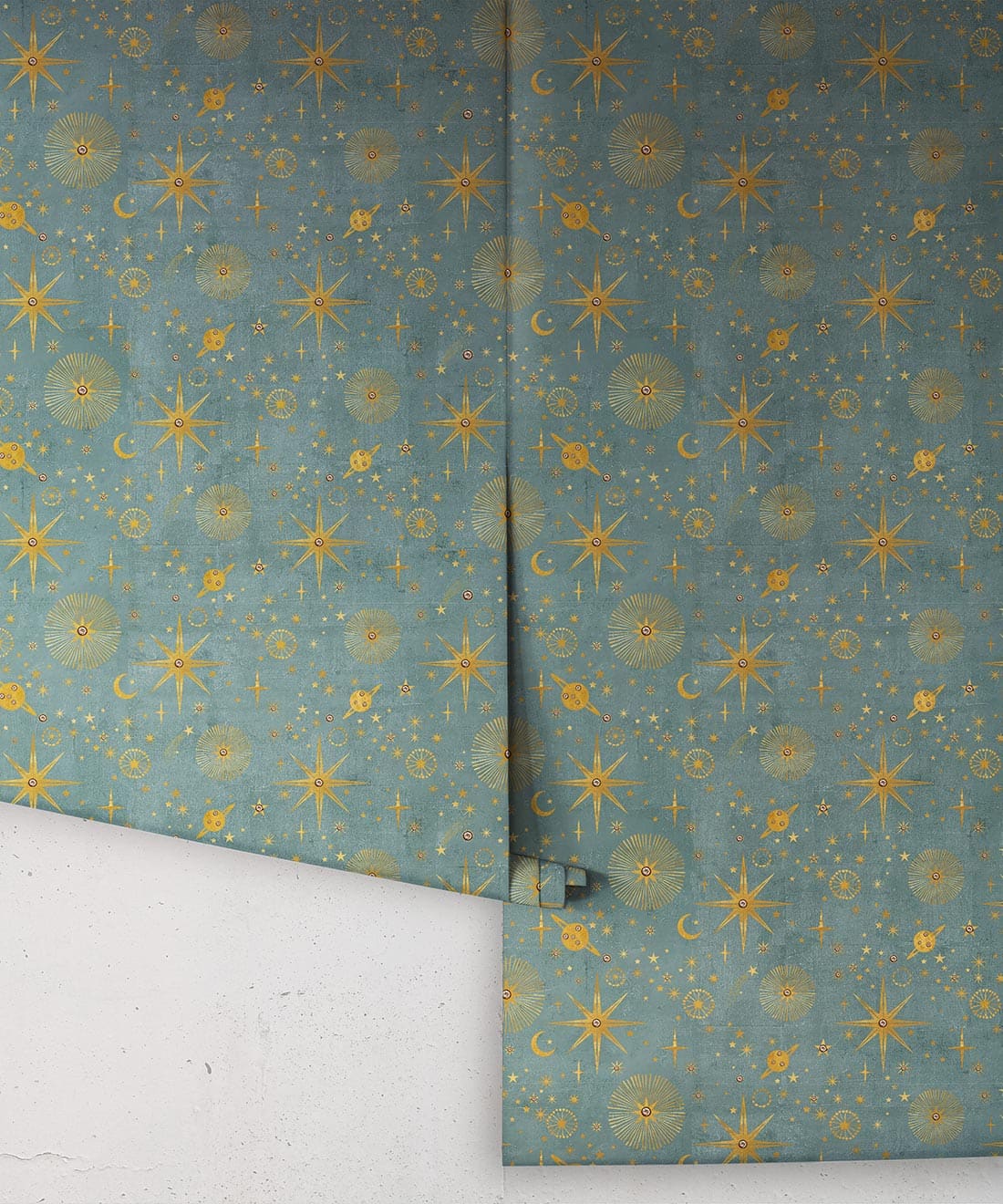 The Milky Way Wallpaper, French Blue