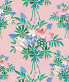 Odette’s Bouquet Wallpaper, Petal Pink