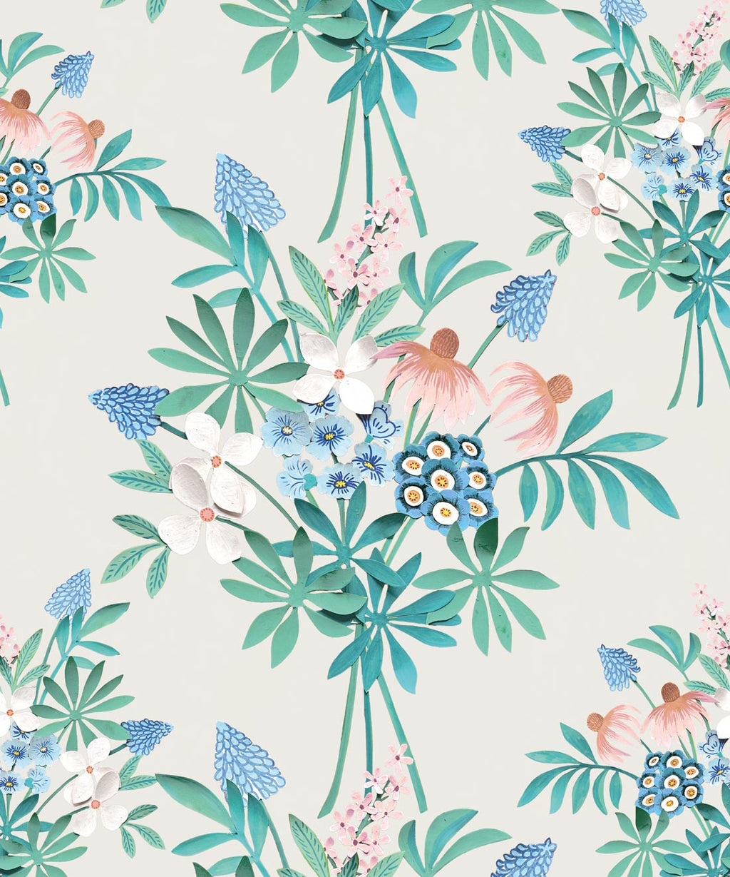 Odette’s Bouquet Wallpaper, Shell