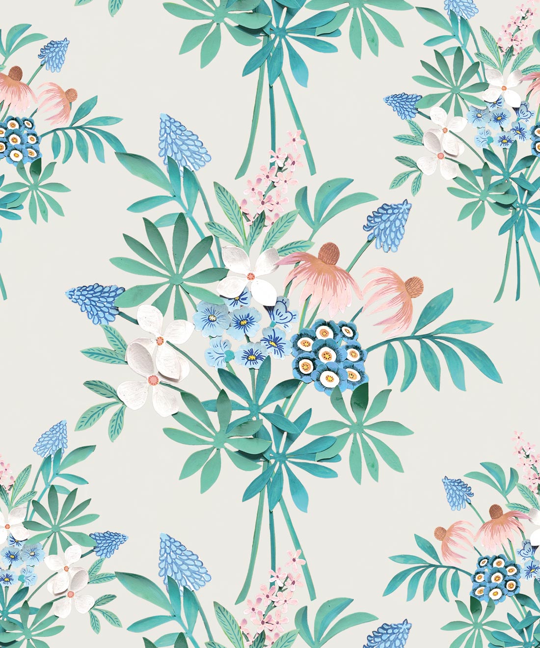 Odette’s Bouquet Wallpaper, Shell