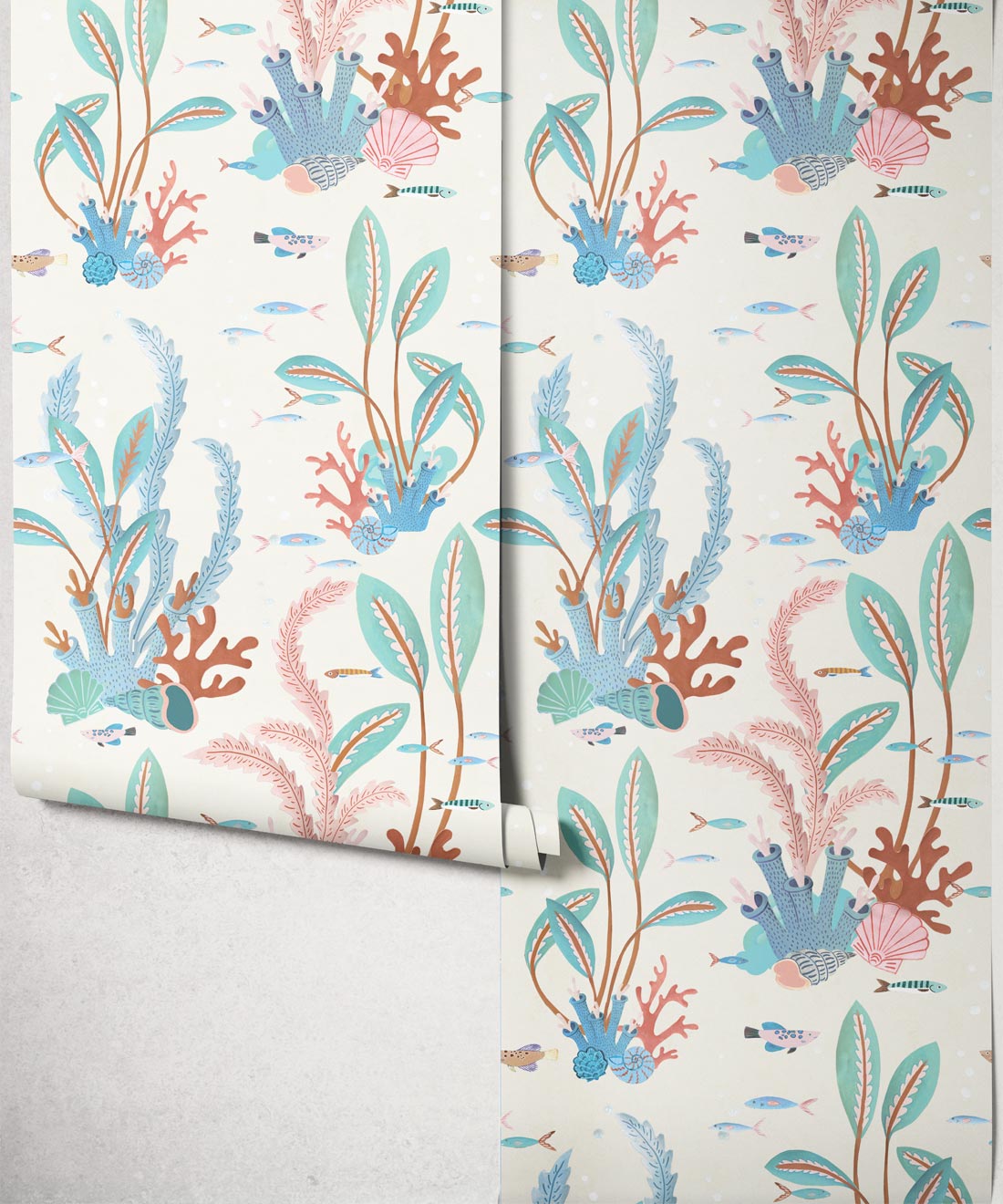 Coral Garden Wallpaper, Shell