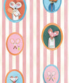 The Tennis Club Wallpaper, Petal Pink