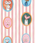 The Tennis Club Wallpaper, Petal Pink