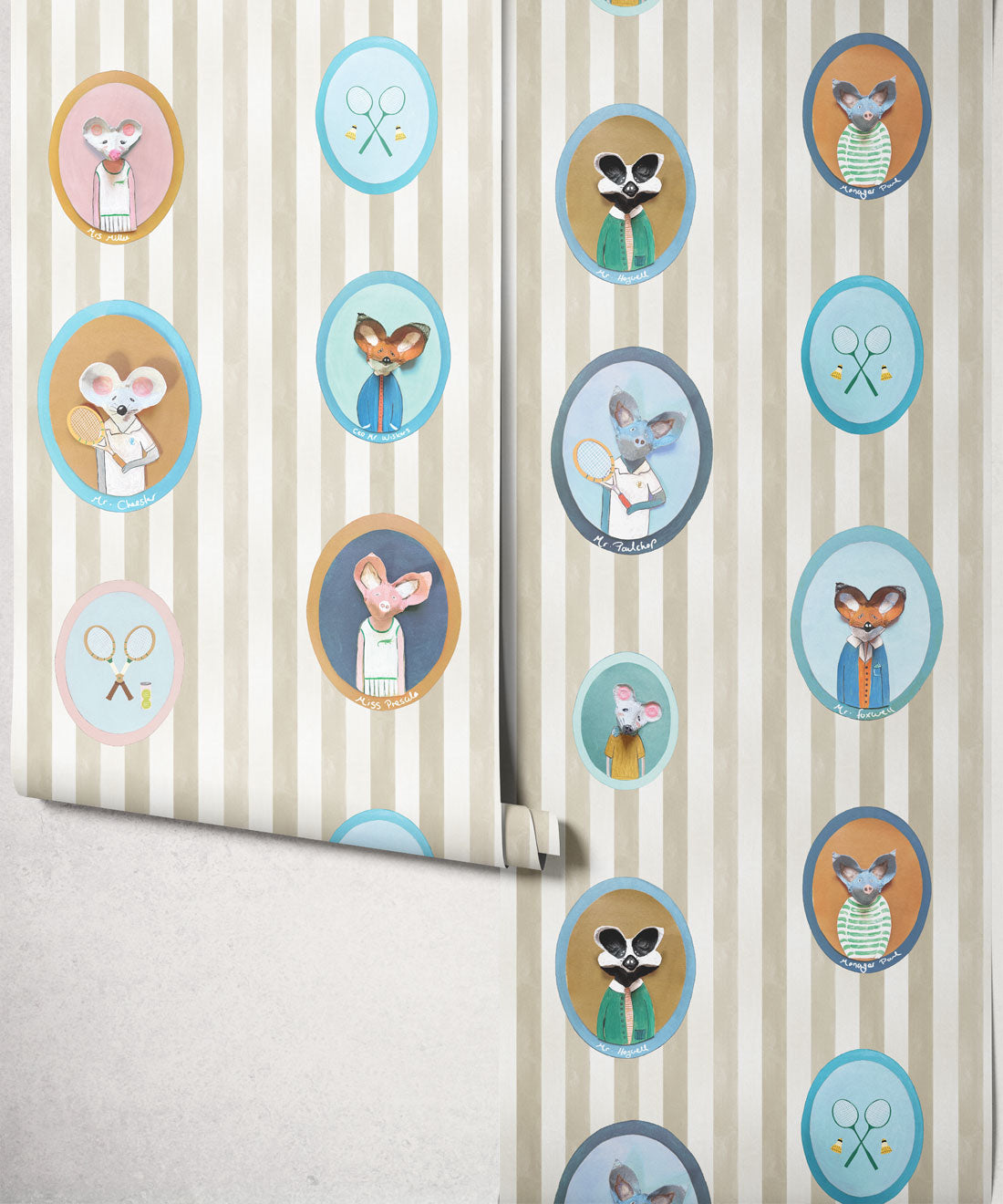 The Tennis Club Wallpaper, Shell
