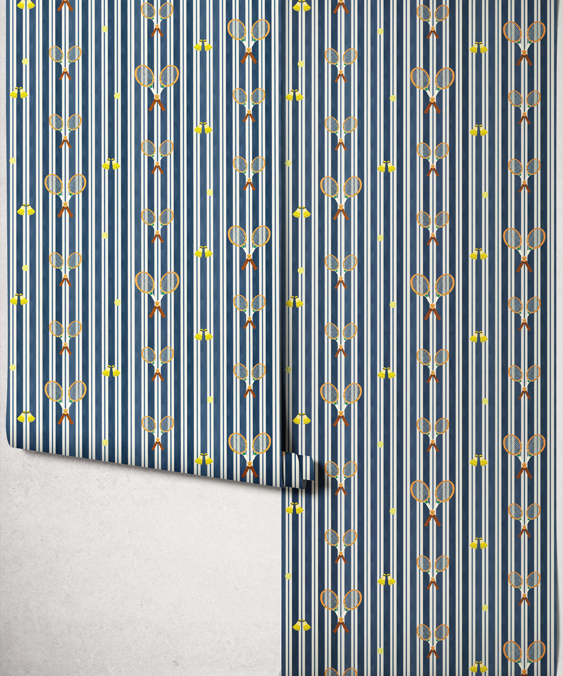 The Tennis Club Stripe Wallpaper, Old Navy