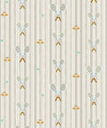 The Tennis Club Stripe Wallpaper, Shell