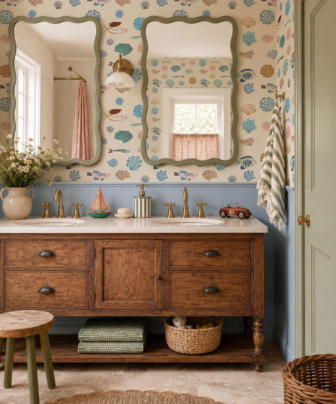 Seaside Treasures Wallpaper, Shell