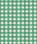 Clubhouse Check Wallpaper, Kelp Green