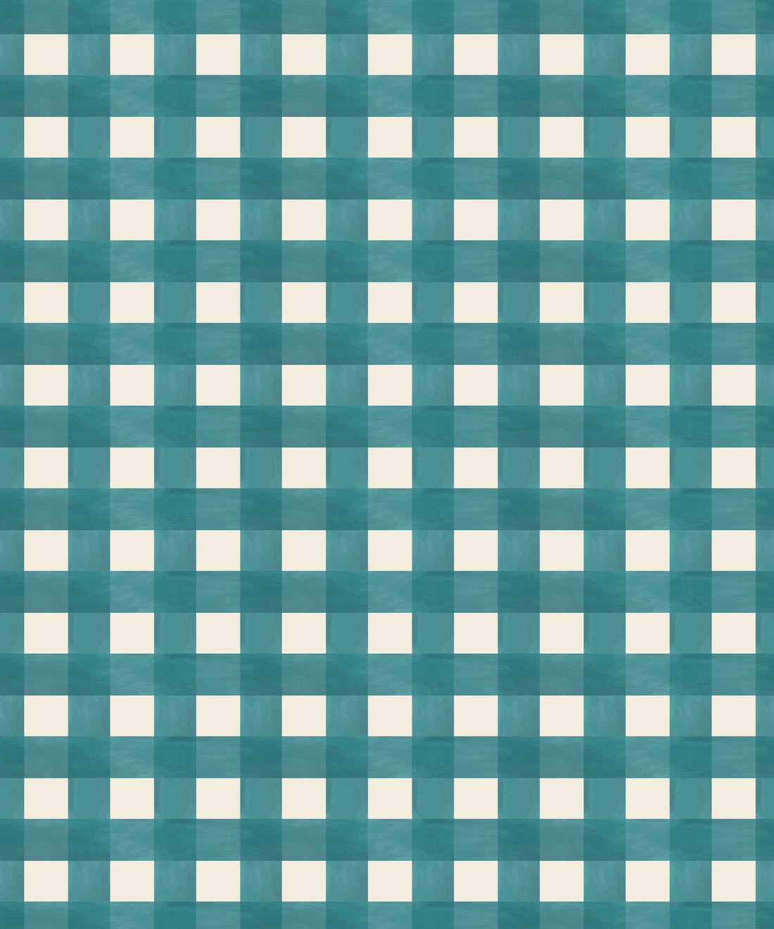 Clubhouse Check Wallpaper, Lagoon Blue