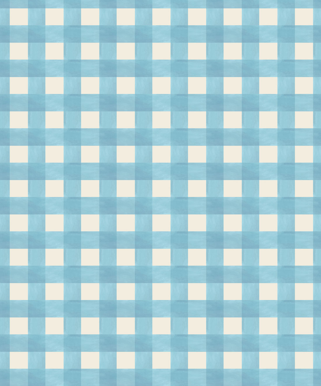 Clubhouse Check Wallpaper, Powder Blue
