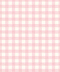 Clubhouse Check Wallpaper, Petal Pink