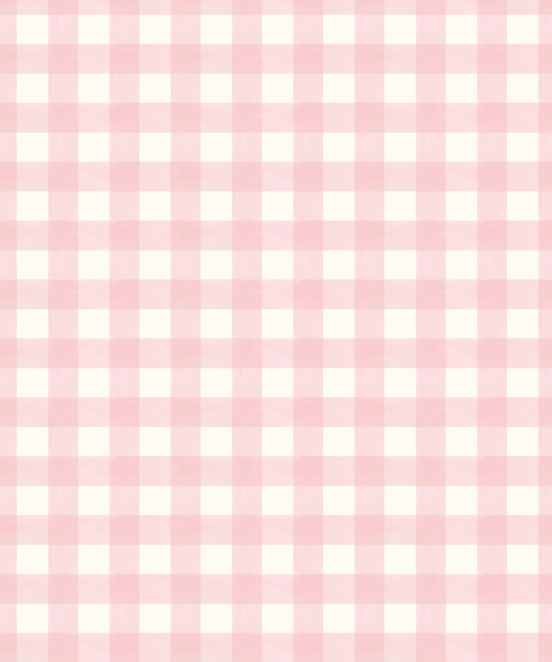 Clubhouse Check Wallpaper, Petal Pink