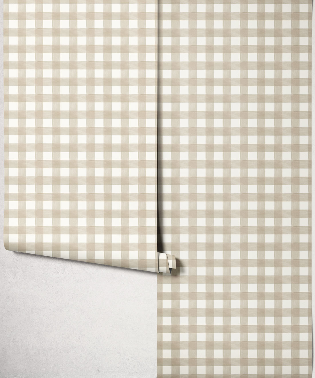 Clubhouse Check Wallpaper, Shell