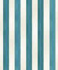 Junior Stripe Wallpaper, Lagoon Blue