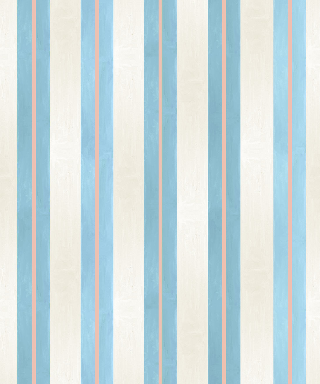 Junior Stripe Wallpaper, Powder Blue