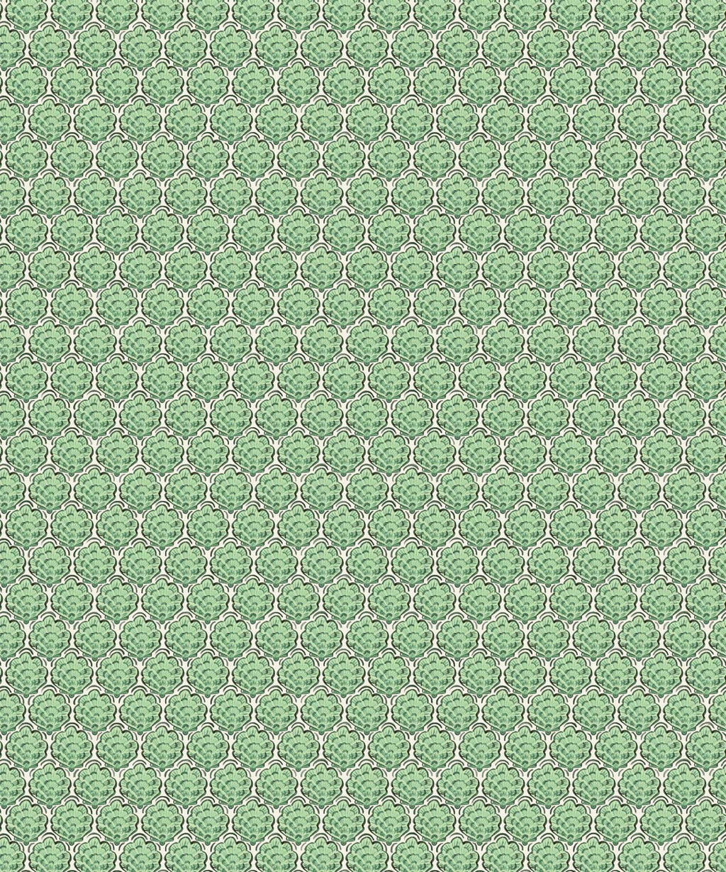 Shell Cove Wallpaper, Kelp Green