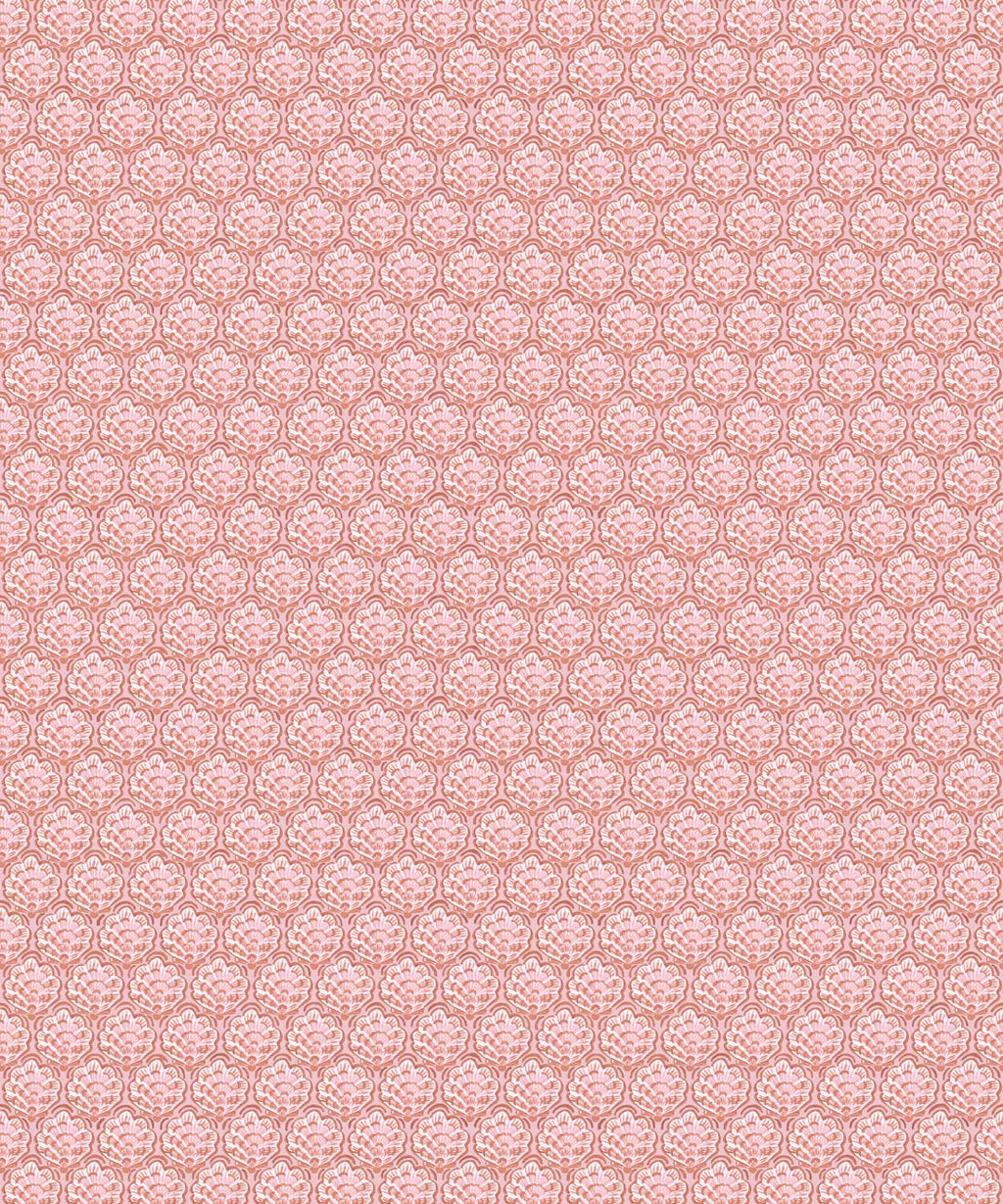 Shell Cove Wallpaper, Petal Pink