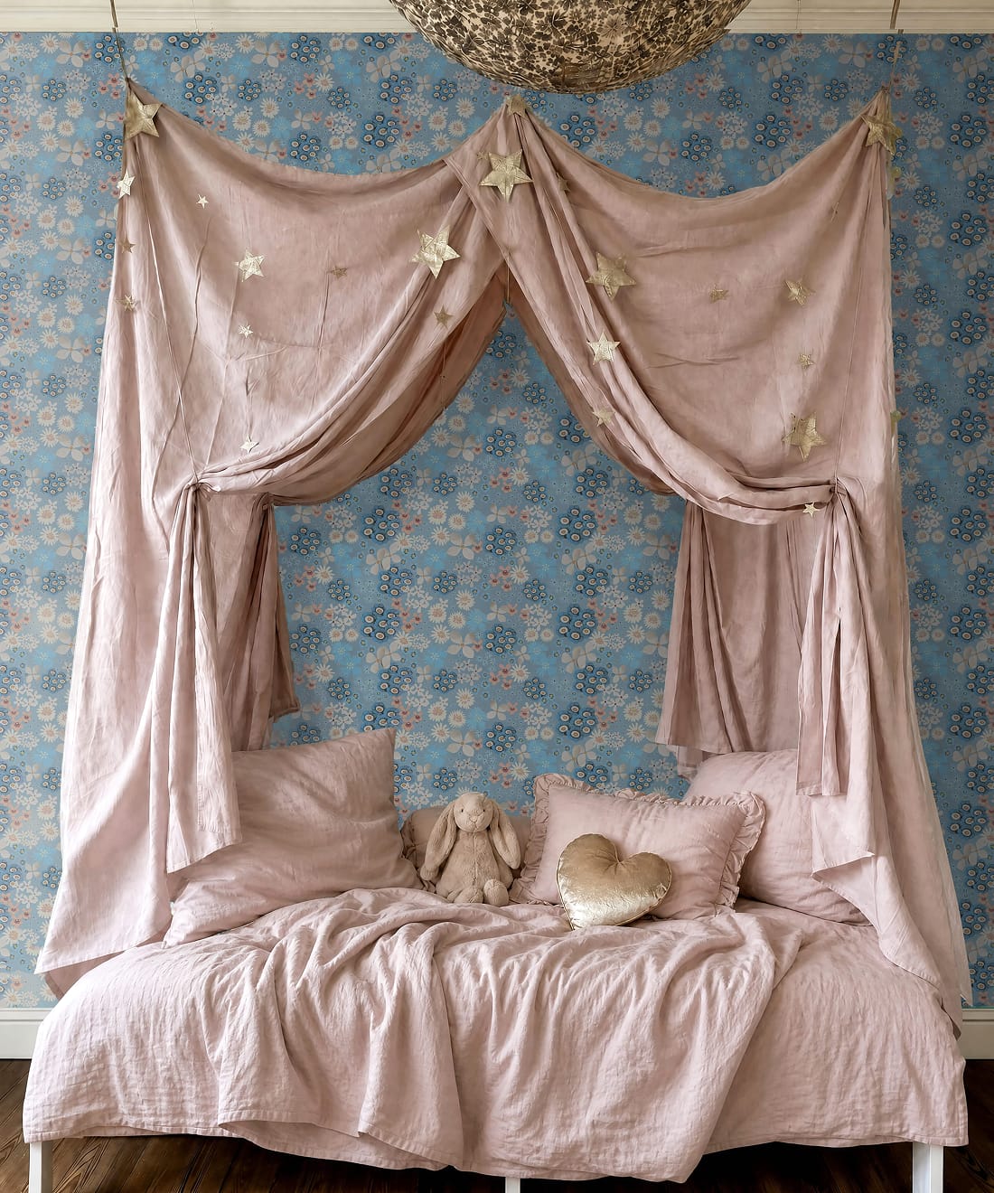 Meadow Confetti Wallpaper, Powder Blue