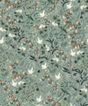 Bespoke Cranes Wallpaper, Blue