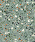 Bespoke Cranes Wallpaper, Blue