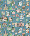 Around The World Wallpaper, French Blue