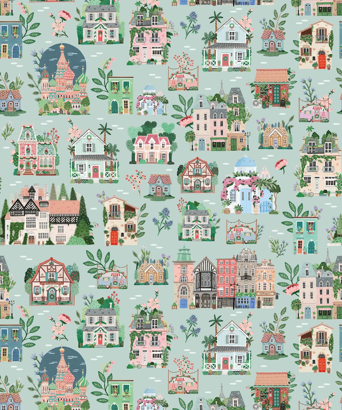 Around The World Wallpaper, Mint
