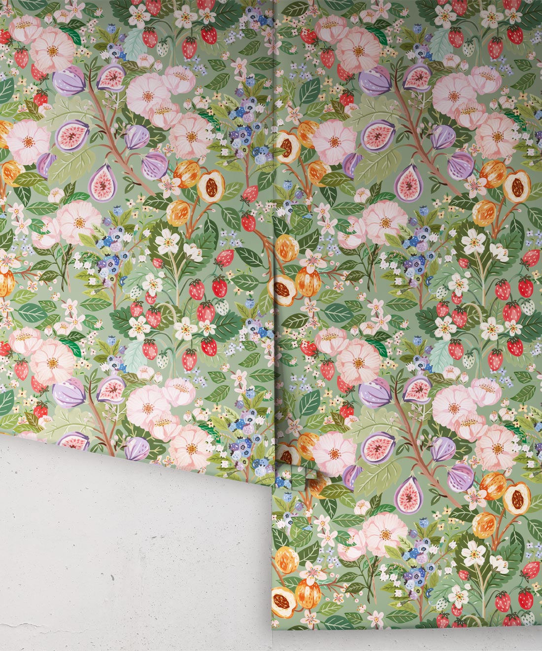 Summer Fruit Wallpaper, Summer Green