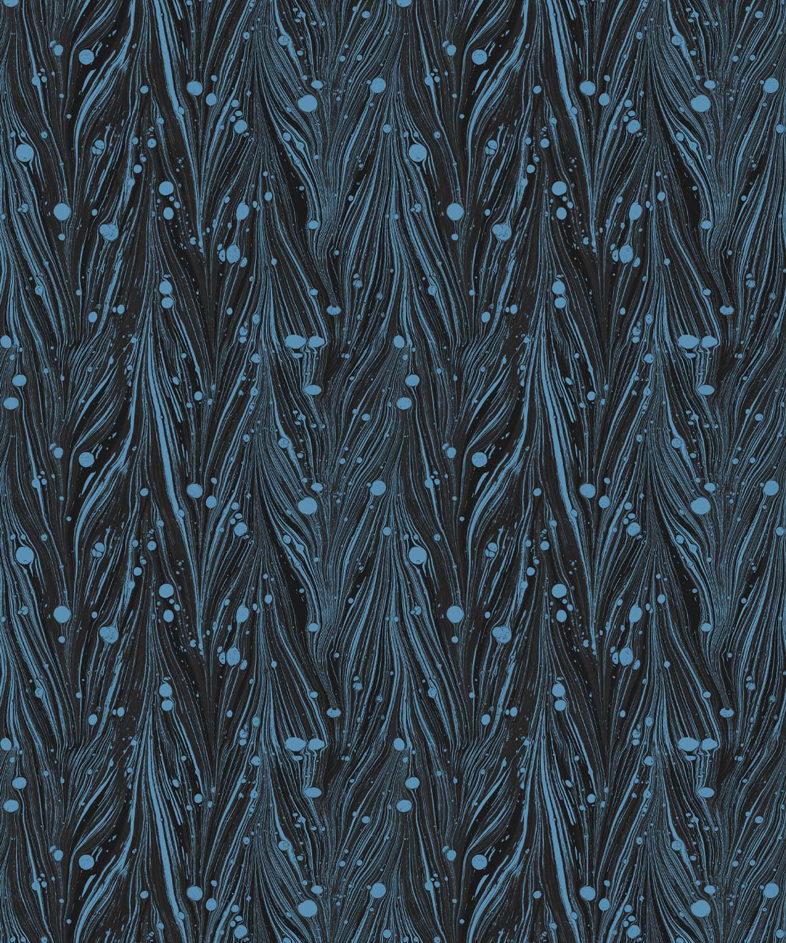Antique Straight Wallpaper, Charcoal