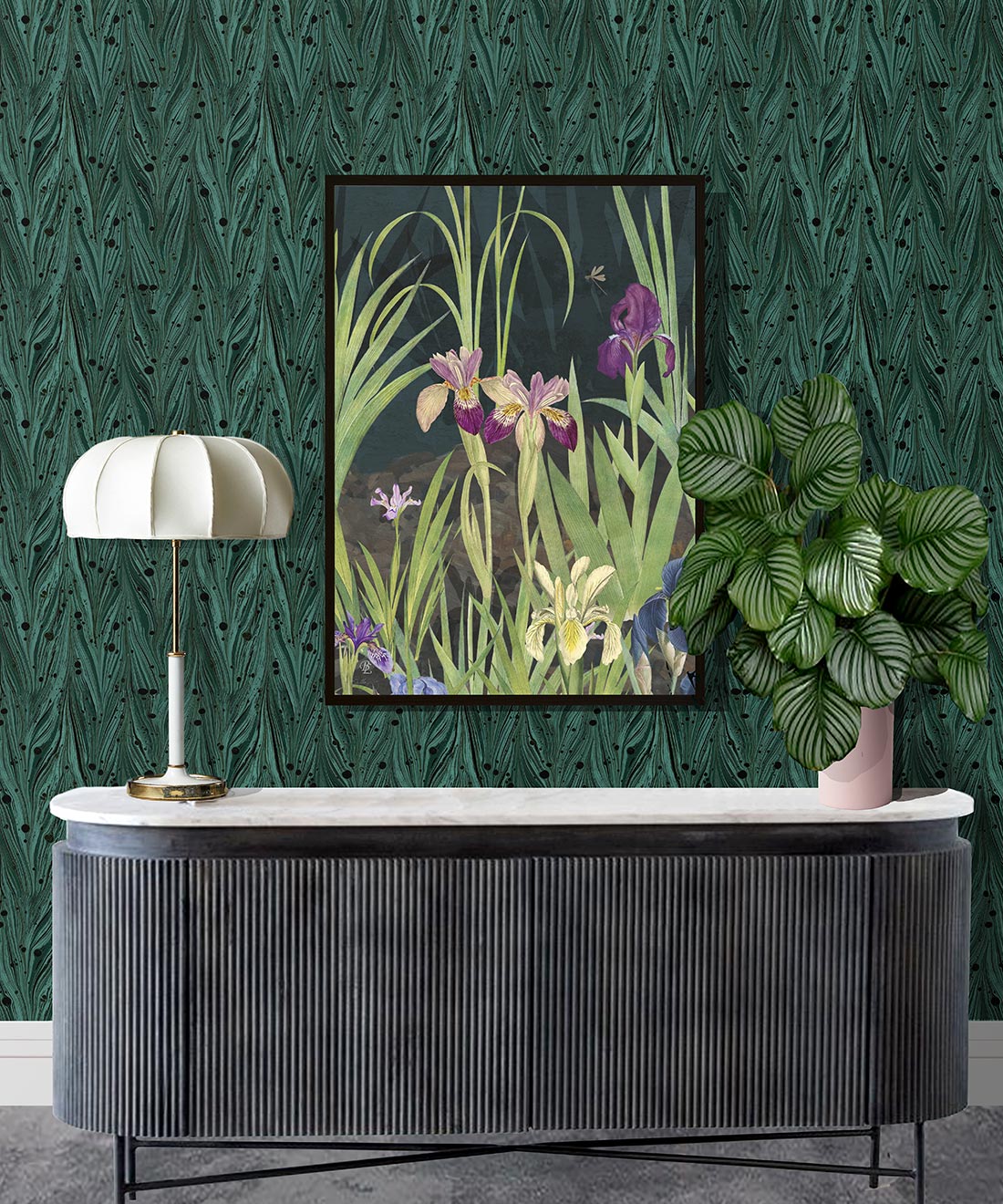 Antique Straight Wallpaper, Forest