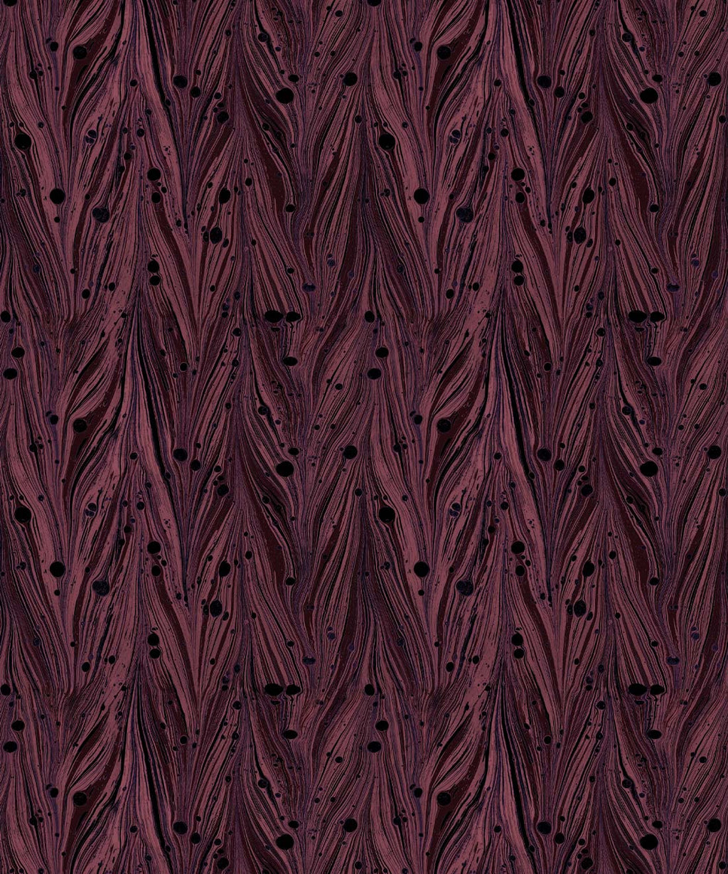 Antique Straight Wallpaper, Garnet