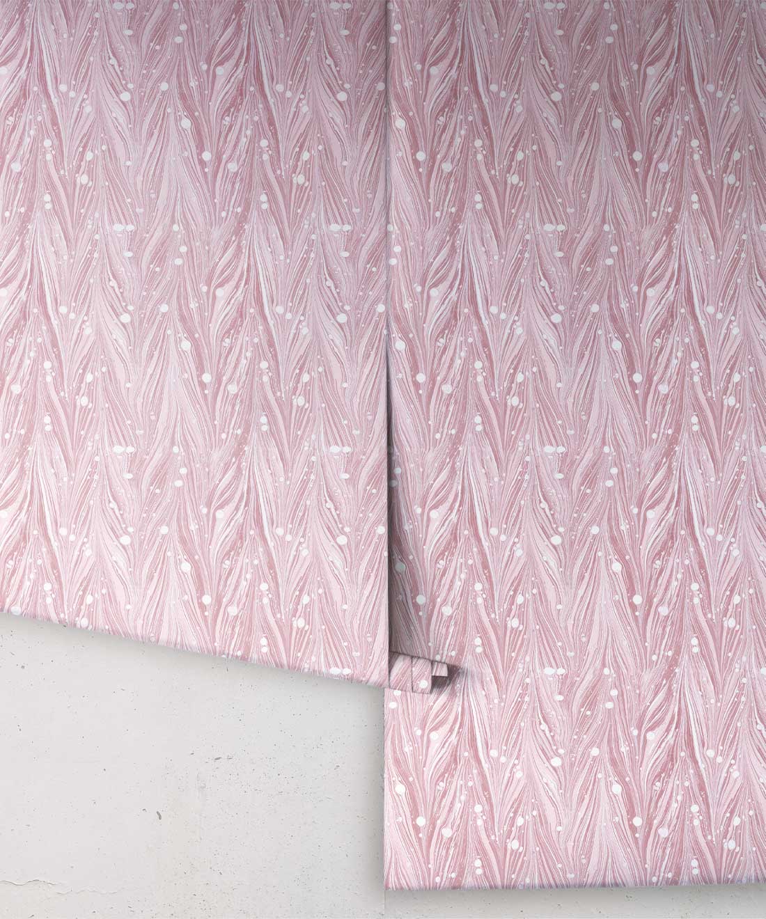 Antique Straight Wallpaper, Pink