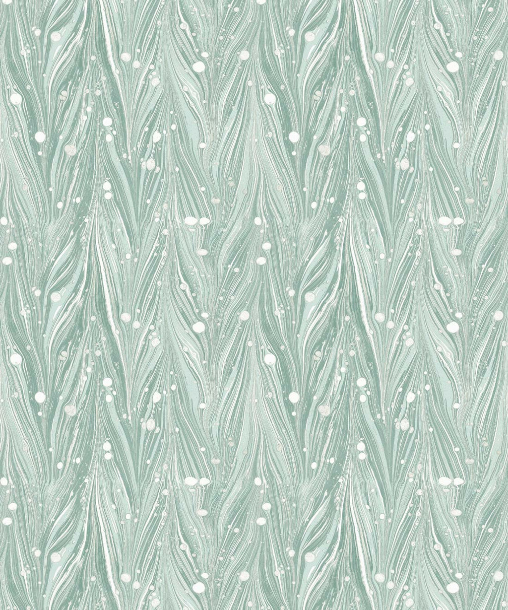 Antique Straight Wallpaper, Sea Spray
