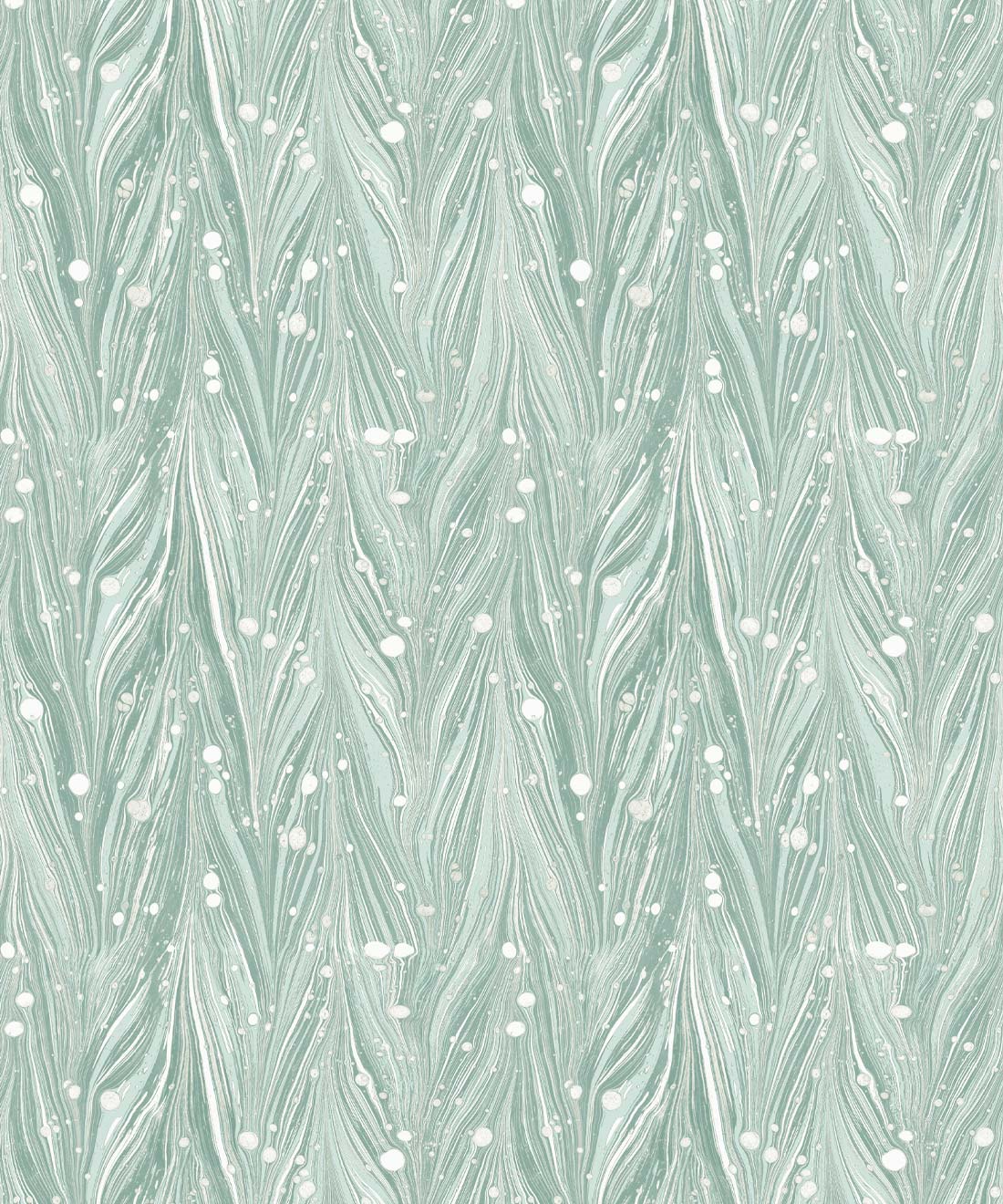 Antique Straight Wallpaper, Sea Spray