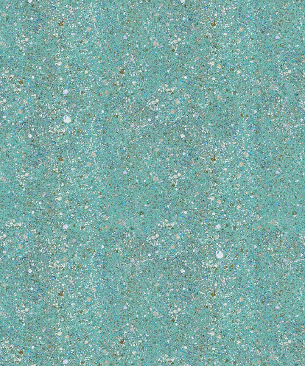 Marble Confetti Wallpaper, Aqua