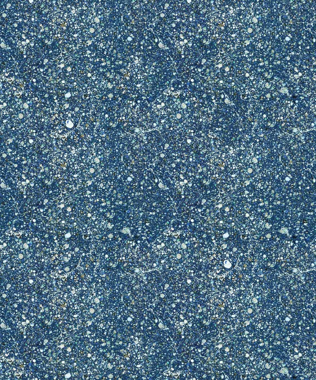 Marble Confetti Wallpaper, Blue
