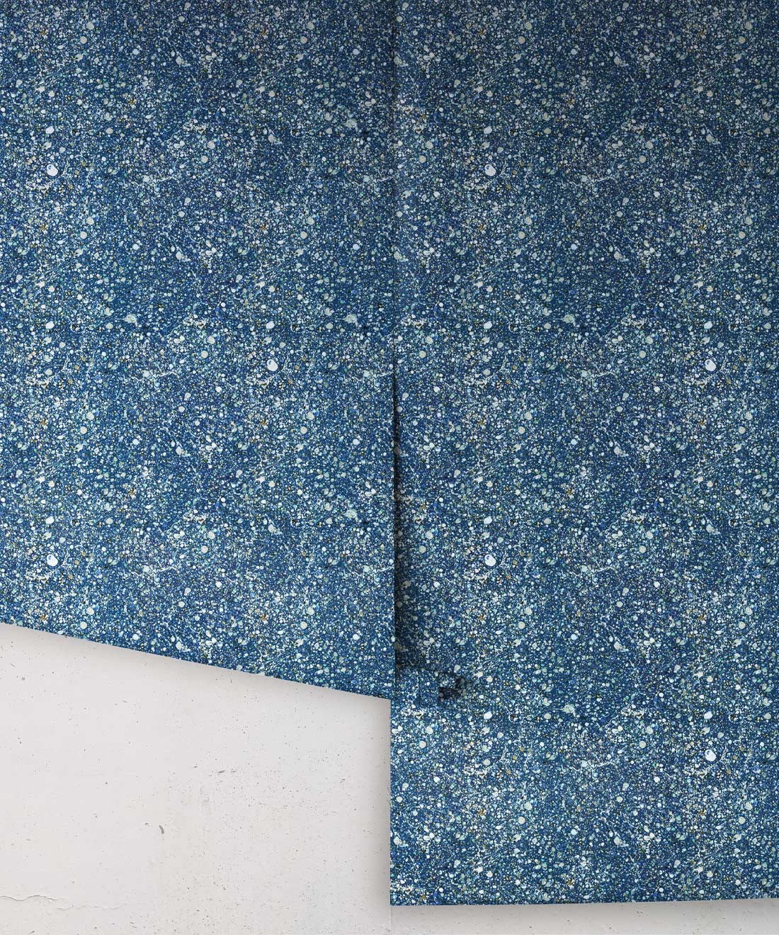 Marble Confetti Wallpaper, Blue