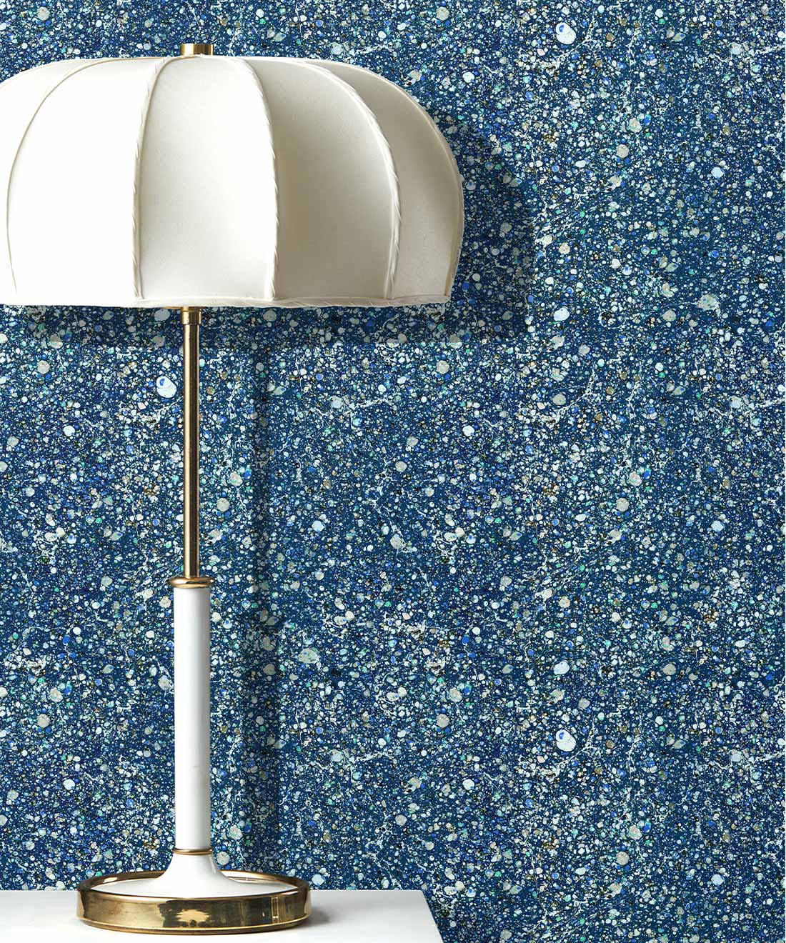 Marble Confetti Wallpaper, Blue